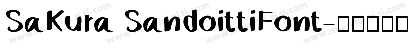 SaKura SandoittiFont字体转换